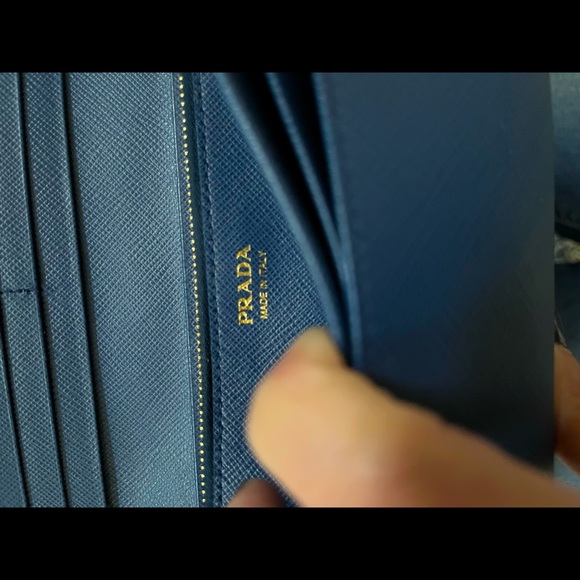 Prada Safiano wallet blue - Picture 8 of 11